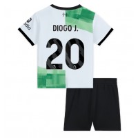 Billiga Liverpool Diogo Jota #20 Barnkläder Borta fotbollskläder till baby 2023-24 Kortärmad (+ Korta byxor)